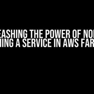 Unleashing the Power of NodeJS: Running a Service in AWS Fargate